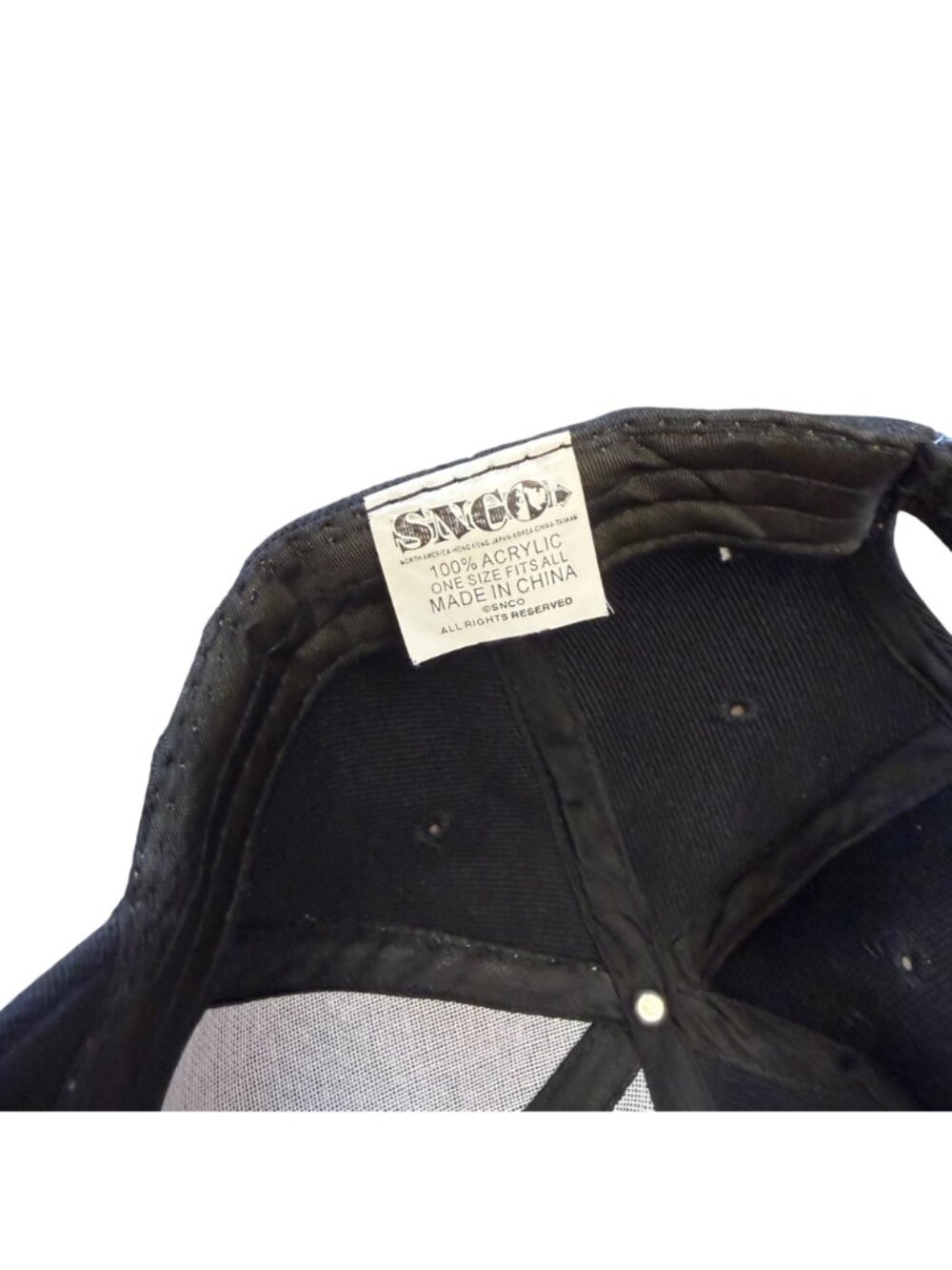 SNCO Unisex Black California Republic Embroidered Cap One Size Adjustable - Picture 5 of 7
